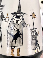 Load image into Gallery viewer, Gold Star Witch Cats Mug
