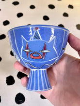 Load image into Gallery viewer, Spooky Blue Goblet
