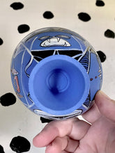 Load image into Gallery viewer, Spooky Blue Goblet
