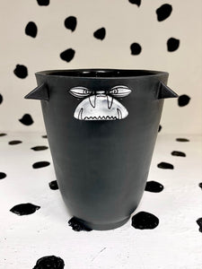 Lidded Witch Cat Cup