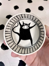 Load image into Gallery viewer, Black Cat Trinket DIsh
