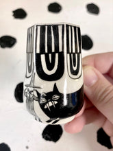 Load image into Gallery viewer, Tiny Witch Cat Cup
