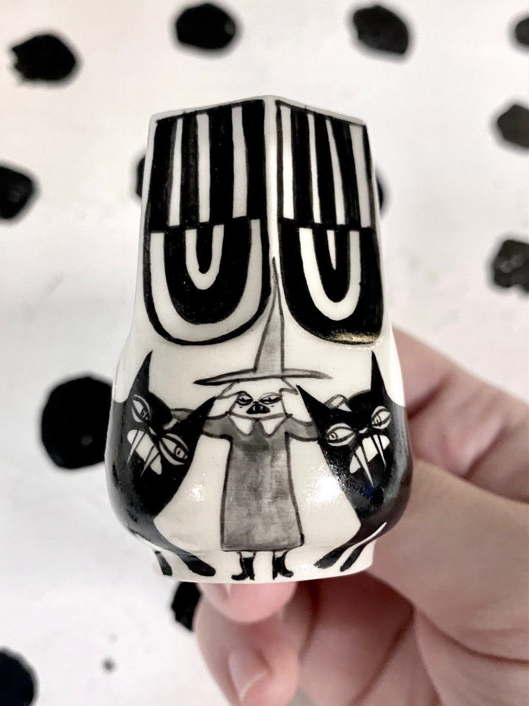 Tiny Witch Cat Cup