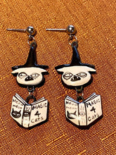 Load image into Gallery viewer, Witch Book Earrings
