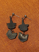 Load image into Gallery viewer, Witch Pumpkin Earrings
