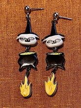 Load image into Gallery viewer, Fiery Cauldron Earrings
