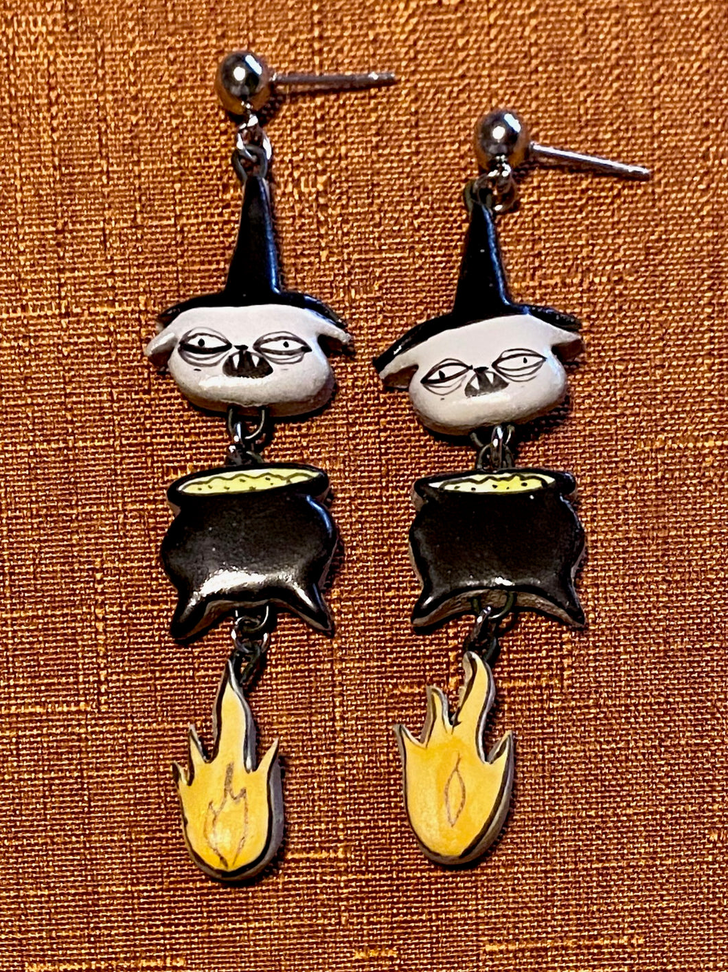 Fiery Cauldron Earrings