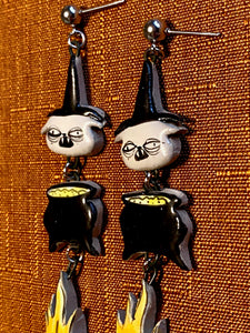 Fiery Cauldron Earrings