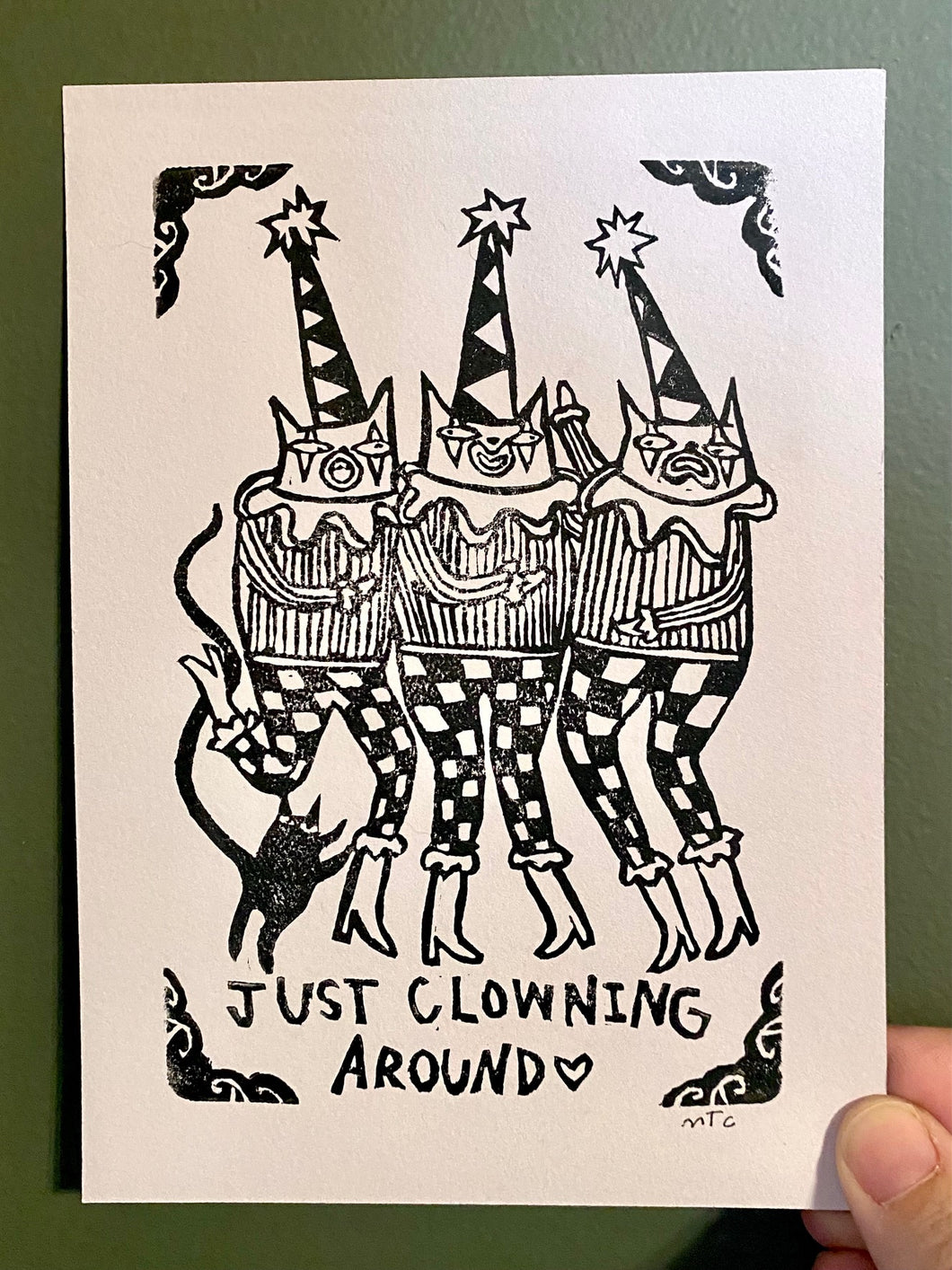 Clowning Around Print