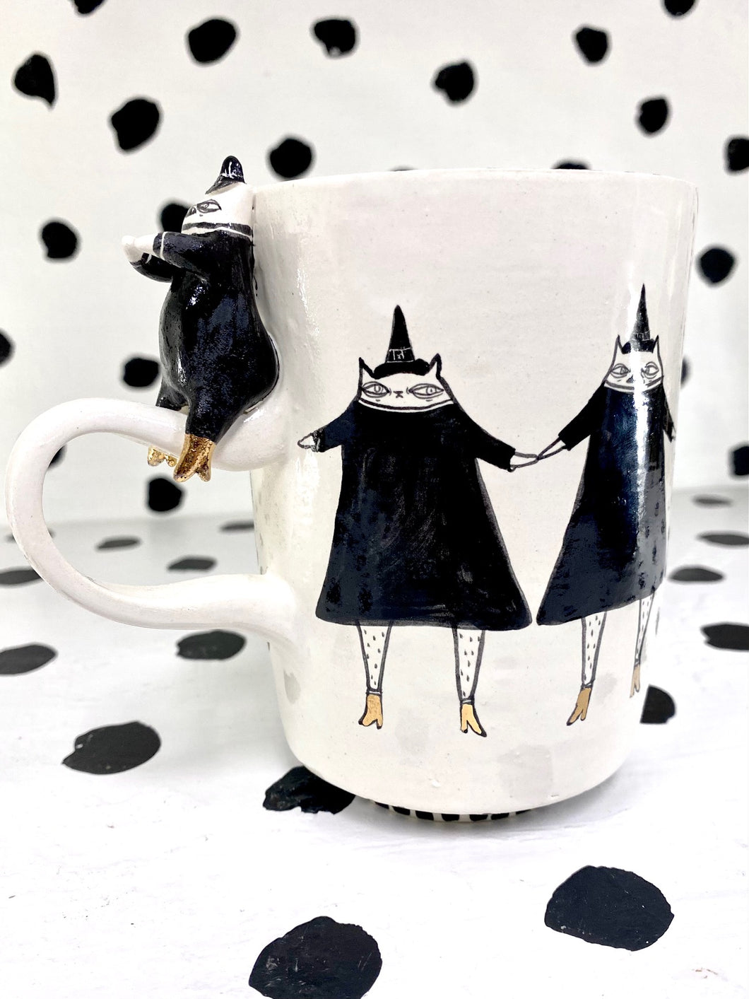 Witch Cat Buddies Mug