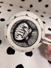 Load image into Gallery viewer, Spinning Black Cat Mug
