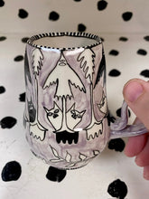 Load image into Gallery viewer, Purple Bird Pattern Mug
