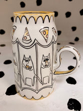 Load image into Gallery viewer, Spinning Pizza Party Mug
