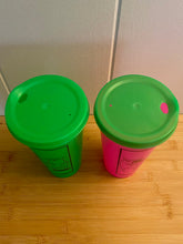 Load image into Gallery viewer, Coffee Cats Plastic Cup with Lid
